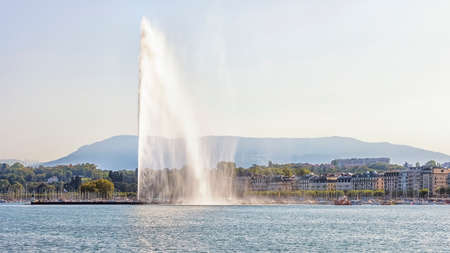 Geneva city in the daytimeの写真素材