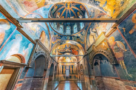 The Church of the Holy Savior in Chora in Istanbulのeditorial素材