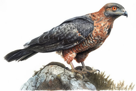 Red-tailed hawk (Buteo jamaicensis)の素材