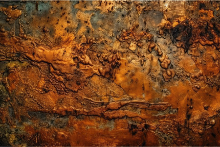 Rusty metal background. Rusty metal texture. Grunge rusty metal background.の素材