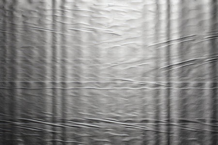 abstract background of plastic film in black and white tone for graphic designの素材