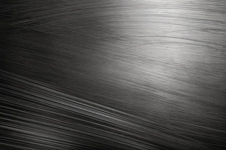 Brushed metal texture. Abstract background for design. Black and white.の素材