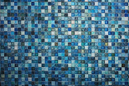 Colorful ceramic tile wall background and texture. Abstract mosaic tile wall.の素材