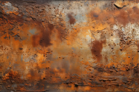 Rusty metal texture background. Grunge rusty metal wall.の素材