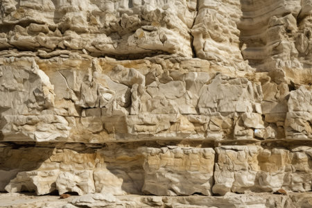 Close-up of sandstone rock texture. Abstract background and texture for design.の素材