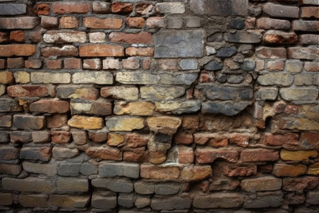 Old brick wall texture background. Brick wall texture background. Old brick wall texture backgroundの素材
