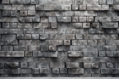 Background of stone wall texture for interior exterior decoration and industrial construction concept design.の素材