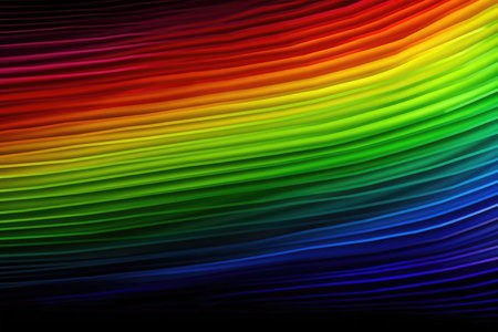 abstract rainbow background with some smooth lines in it (see more in my portfolio)の素材