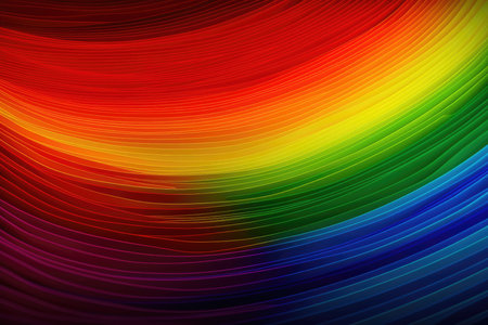 abstract rainbow background with some smooth lines in it (see more in my portfolio)の素材