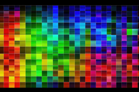 abstract background with colorful squares. Vector illustration for your design.の素材