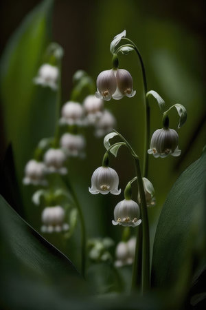 Lily of the valley (Convallaria majalis)の素材