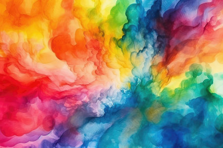 Abstract background. Cloud of ink in water. Colorful abstract backgroundの素材