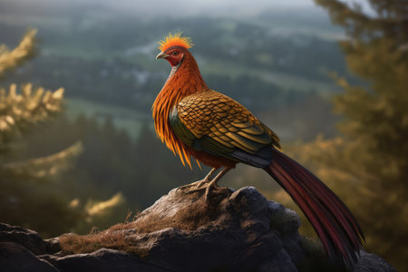 Golden Pheasant (Alectoris aethiopicus)の素材