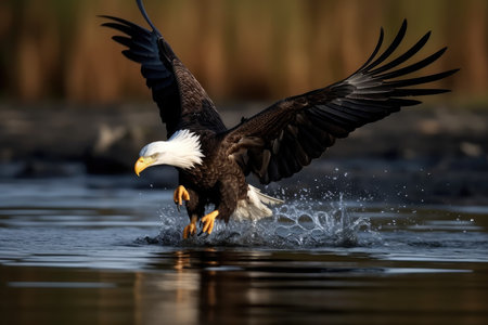 Bald Eagle (Haliaeetus leucocephalus)の素材