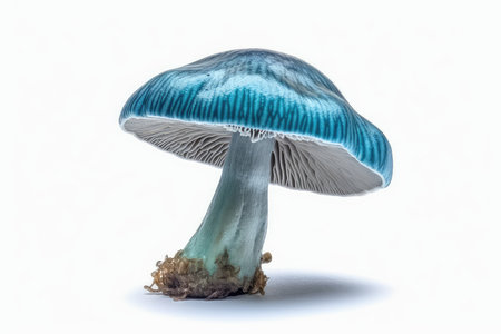 Mushroom on a white background. 3d render illustration.の素材