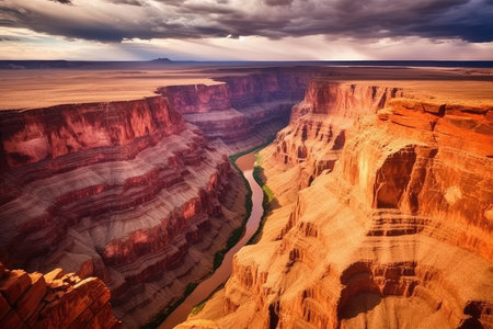 The Grand Canyon National Park in Arizona, United States of America.の素材
