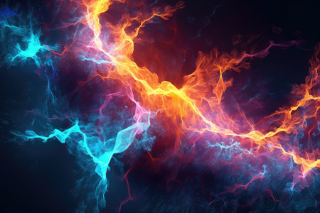 Abstract fractal. Fractal art background for creative design. Decoration for wallpaper, desktop, poster, cover booklet. Print for clothes, t-shirt. Creative illustration for designの素材