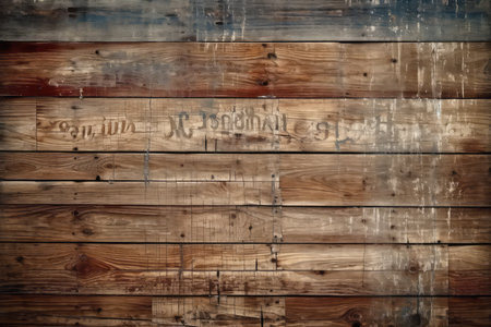 Wooden background with weathered planks and space for your textの素材
