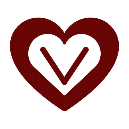 Heart Icon Vector. Flat Red Pictogram Isolated on White Backgroundの素材