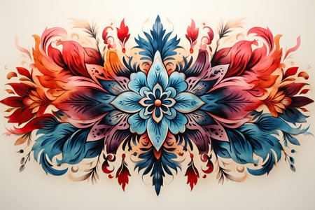 abstract floral background for your design, vector illustration eps10の素材