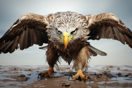 White-tailed Eagle (Haliaeetus albicilla)の素材
