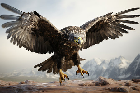 White-tailed Eagle (Haliaeetus albicilla)の素材