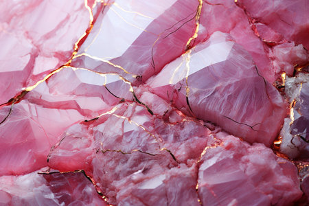 Luxury pink agate mineral texture as nice natural background.の素材