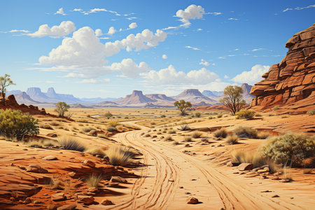 The Valley of Fire State Park in Nevada, United States of Americaの素材