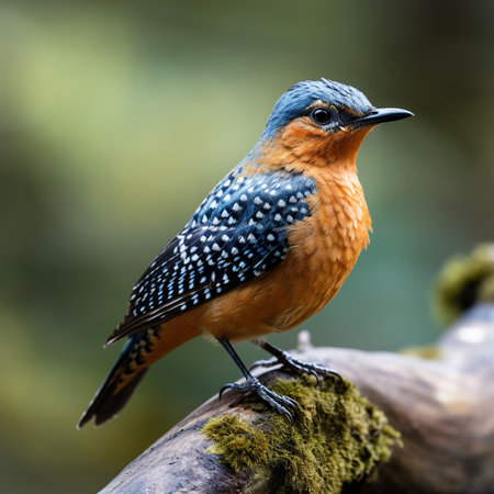 Blue-throated Rock Thrush (Sialia sialis)の素材