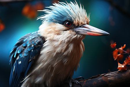 Blue-winged Kingfisher (Crowned Kookaburra)の素材