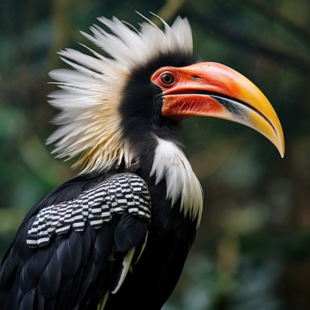 Great hornbill (Buceros albirostris)の素材