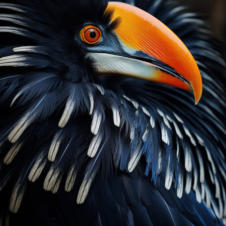 Close-up of a Hornbill (Colombian Hornbill)の素材