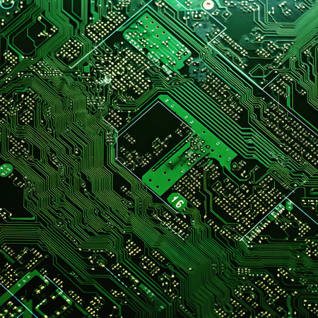 Abstract,close up of Mainboard Electronic computer background. (logic board)の素材