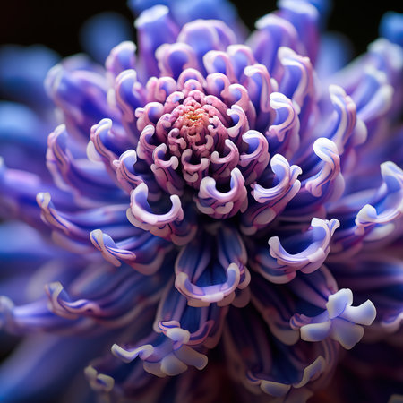 Chrysanthemum flower close-up, macro photography.の素材
