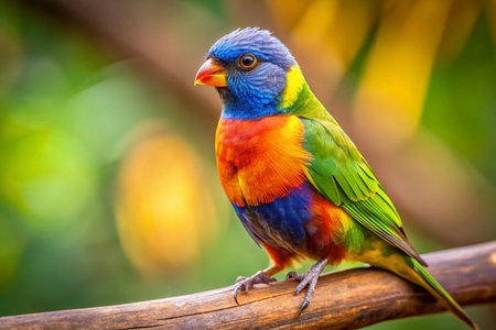 Brazilian Passerinho Bird, Colorful Exotic Avian, Wildlife Photographyの素材