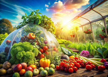 Growing Organic Food at Home: A Sustainable Guide with Nano-Coating Preservationの素材