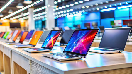 Minsk Tech Store Laptop Sale 2023 - High-Resolution Imageの素材