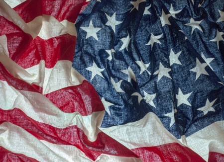 Grunge American flag background