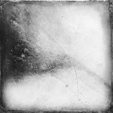 Medium format film frame with grain textured backgroundの写真素材