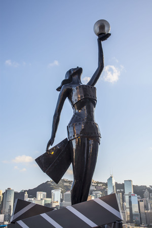 Sculpture of Hong Kong Film Awardのeditorial素材