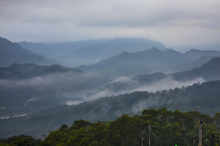 A sea of clouds at Xindian District, Taipei