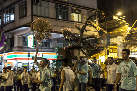 Tai Hang Fire Dragon, Hong Kongのeditorial素材
