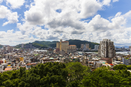 Macau City skylineのeditorial素材