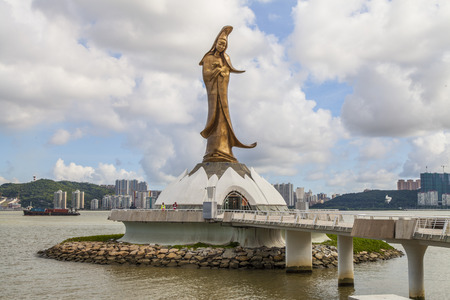 The statue of a Guanyin , Macauの写真素材