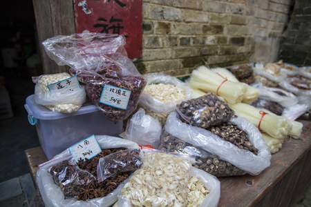 Old style Chinese dry foodsの写真素材
