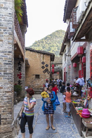 Huang Yao ancient townのeditorial素材