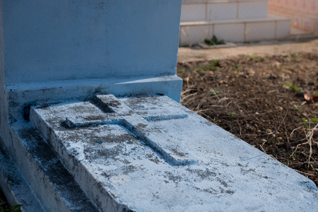 Tombs and crosses in Thailandの写真素材