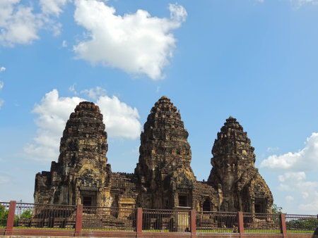 Lop Buri Phra Prangの写真素材