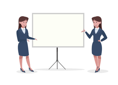 business woman in office vector design illustrationのイラスト素材