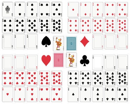 playing cardsのイラスト素材